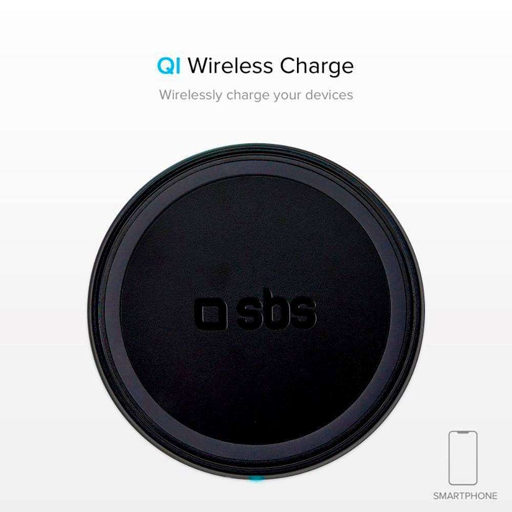 SBS Wireless Magnetic Charger 10W - Black