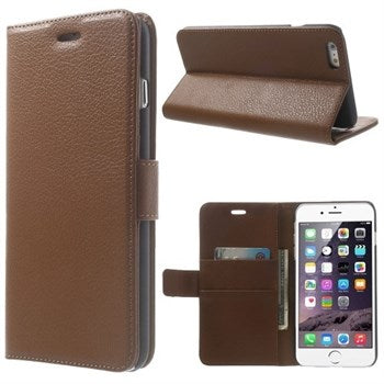 Apple iPhone 6 Plus/6s Plus Deluxe Wallet Case - Brown