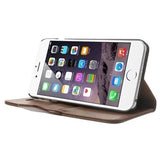 Apple iPhone 6 Plus/6s Plus Deluxe Wallet Case - Brown