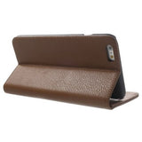 Apple iPhone 6 Plus/6s Plus Deluxe Wallet Case - Brown