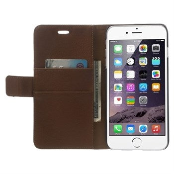 Apple iPhone 6 Plus/6s Plus Deluxe Wallet Case - Brown