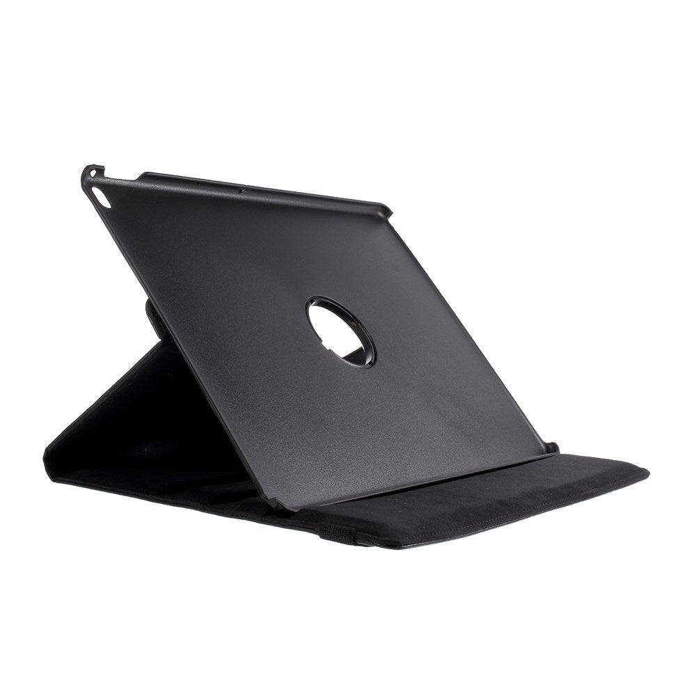 iPad Pro 12.9" (2015) EIDERWOOD Artificial Leather Flip Case with Stand Function - Black