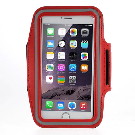 iPhone 8 Plus / 7 Plus / 6 Plus / 6s Plus Running wristband Red