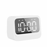 Denver EC-54W Digital Clock with Speaker - White