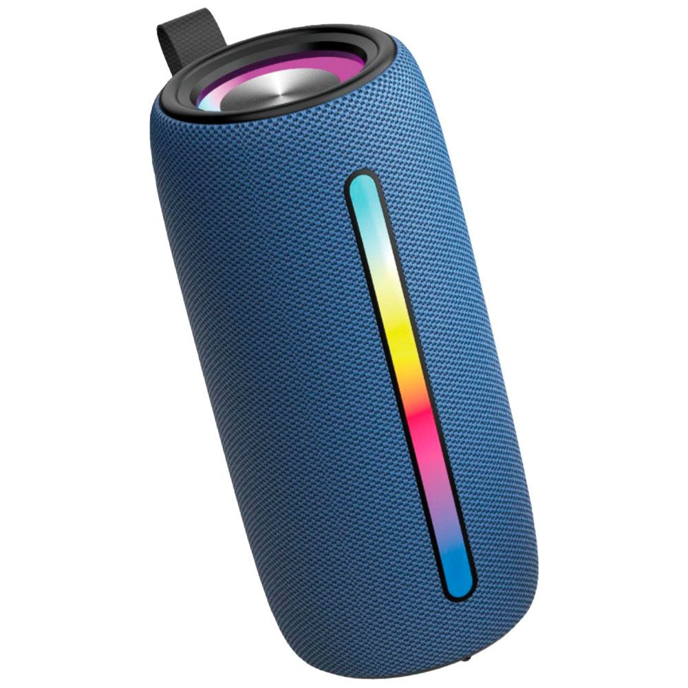 Denver Wireless Bluetooth Speaker with Built-in Dynamic Light - Blue