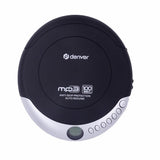 Denver DMP-391 Portable CD Player with Resume Function & Headphones - Black