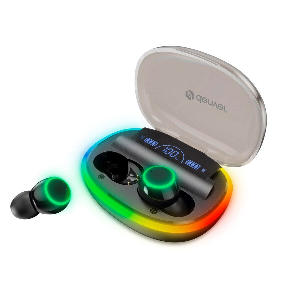 Denver True Wireless Headphones with Light Effect - In-Ear - Black