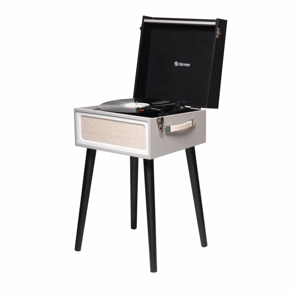 Denver VPR-250 Turntable with Legs - Black / Grey