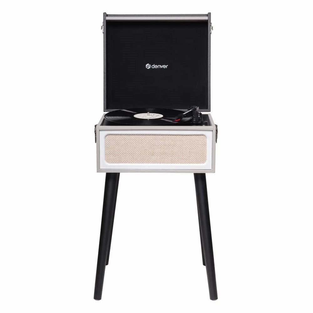 Denver VPR-250 Turntable with Legs - Black / Grey