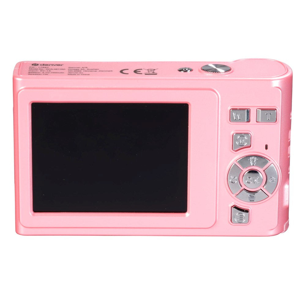 Denver Digital Camera - 5 Megapixel & 2.8" LCD Screen - Pink