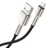 Baseus Cafule USB-A to Lightning Cable - 2m - Black / Silver