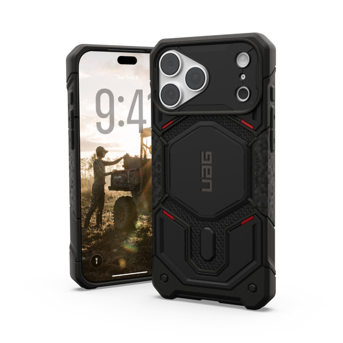 iPhone 18 Pro Max / 17 Pro Max UAG Monarch Pro Case - MagSafe Compatible - Kevlar Black