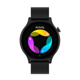 Denver Bluetooth Smartwatch with Built-in Health Tracking & Voice Control - Black