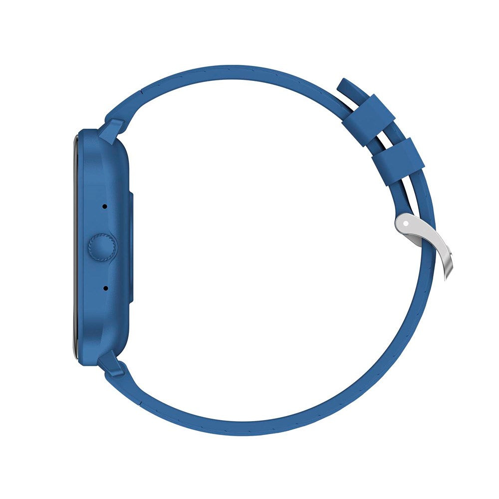 Denver SWC-187 Bluetooth Smartwatch with Health Tracking & Voice Control - Blue