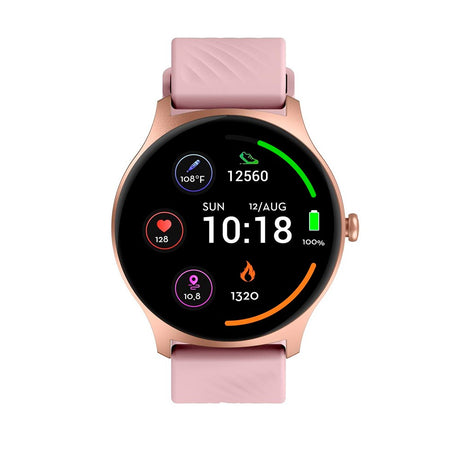 Denver SWC-387 Bluetooth Smartwatch with Health & Fitness Tracking - Pink