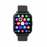 Denver SWC-176B Smartwatch with Sleep and Fitness Tracker - Silicone Strap - Black