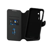 CARE by PanzerGlass Samsung Galaxy S24 FE Feature Tango Flip Case with Wallet - Black