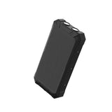 Denver PSC-20012 Solar PowerBank with Built-in Cable, Wireless Charging & Flashlight - 20.000mAh - Black