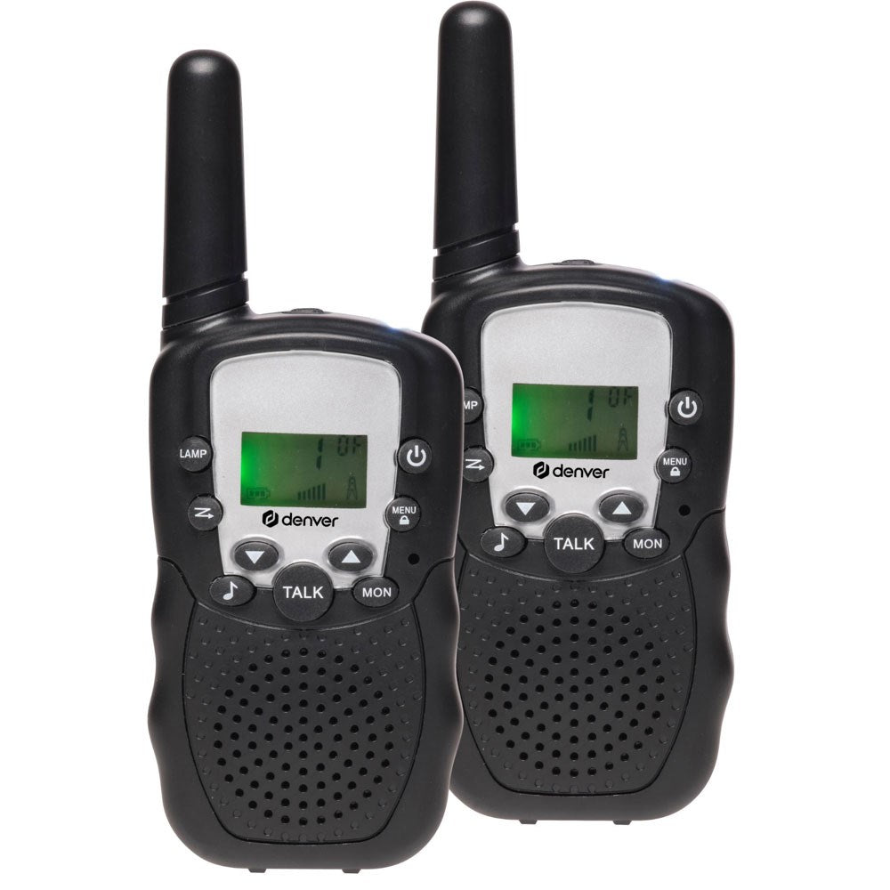 Denver WTA-449 Walkie Talkie Set - 2 pcs - Black