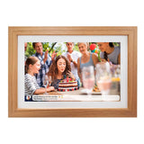 Denver Digital Frameo WiFi Photo Frame 10.1" - Brown Wood