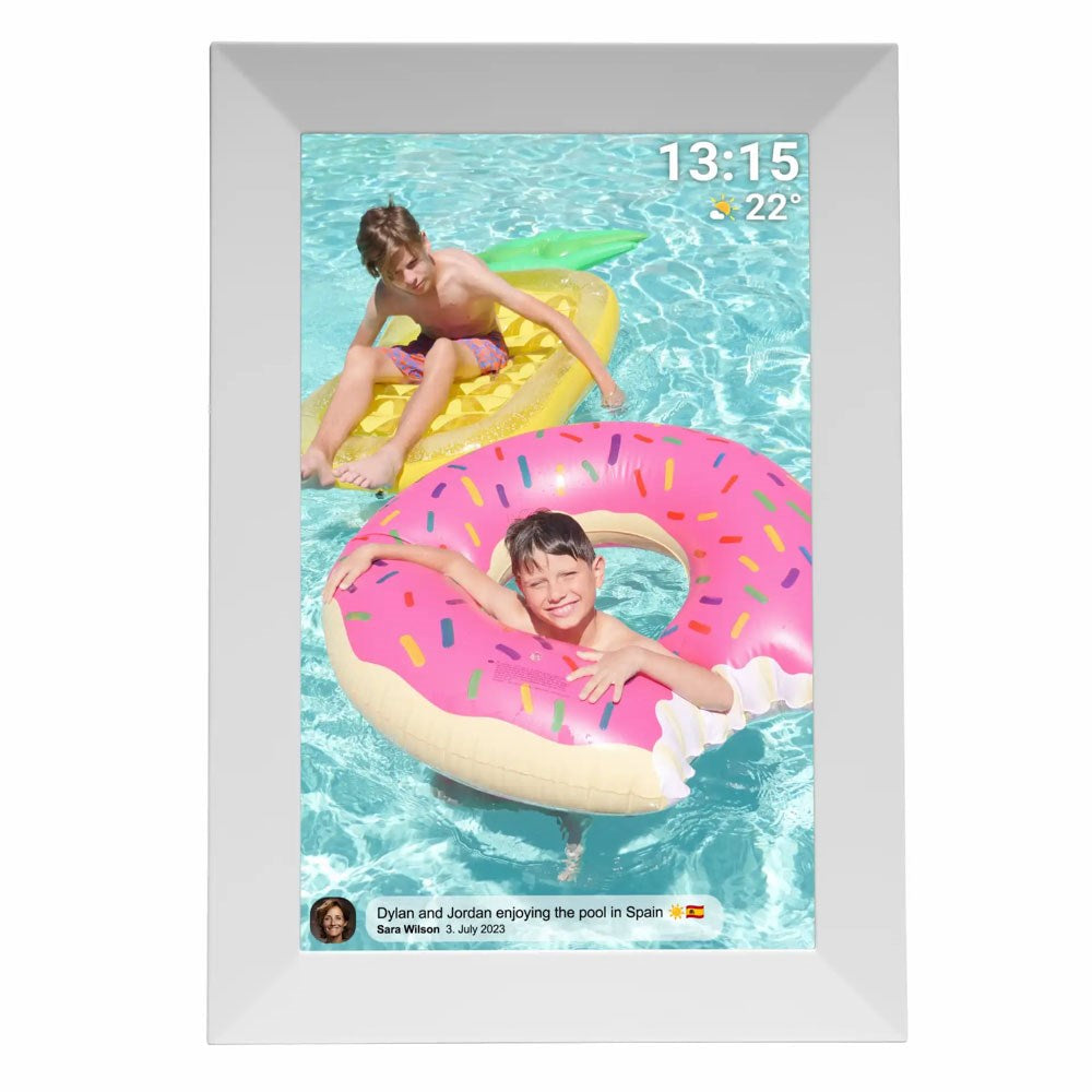 Denver PFF-1024 Frameo Digital Photo Frame - 10.1" - White
