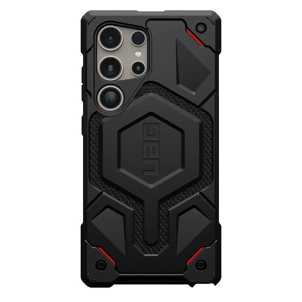 Samsung Galaxy S24 Ultra UAG MONARCH Pro Series Case - MagSafe Compatible - Kevlar Black