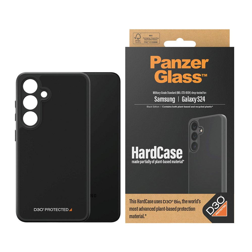 Samsung Galaxy S24 Back Case PanzerGlass D3O Bio HardCase - Black