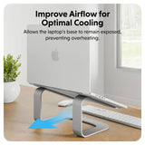 Hyper HyperSpace Ergonomic Laptop Stand - Space Grey