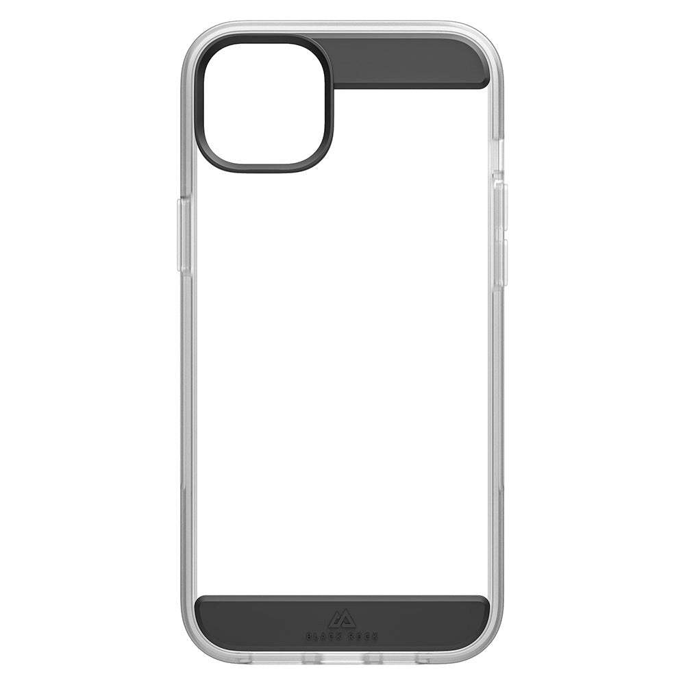 iPhone 14 Plus Black Rock Air Robust Case - Transparent / Black