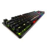 Denver GKK-330 Mechanical Gaming Keyboard with USB Cable & RGB Light - Nordic Layout - Black
