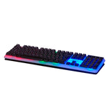 Denver GKB-232 Gaming Keyboard - 150cm USB cable - RGB Light - Nordic Layout - Black