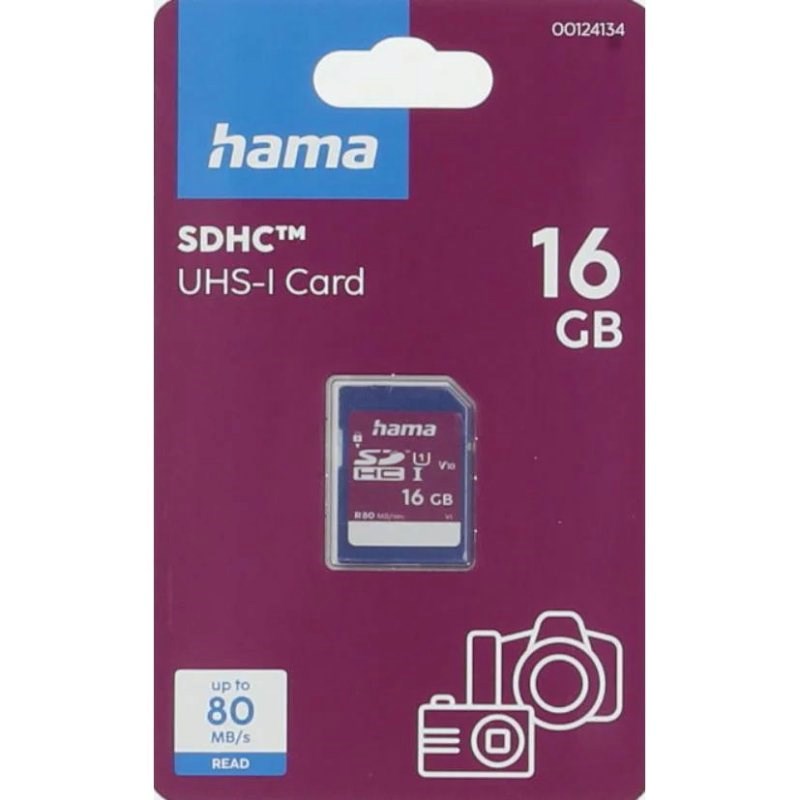 HAMA SDHC Memory Card 80MB/s - 16GB