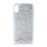 Samsung Galaxy A34 (5G) Transparent Glitter Case - Silver