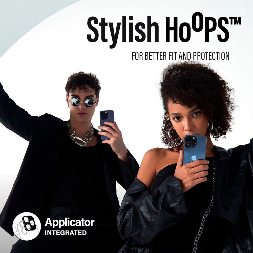 iPhone 16 Pro / 16 Pro Max PanzerGlass Ceramic Hoops - Camera Protection - Transparent