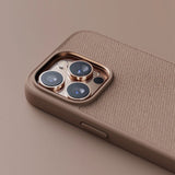 iPhone 14 Pro Textile Case Njord By Elements - Just / Rose Gold