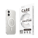 CARE by PanzerGlass iPhone 16 FLAGSHIP Urban Combat Case - MagSafe Compatible - Star Lit / White
