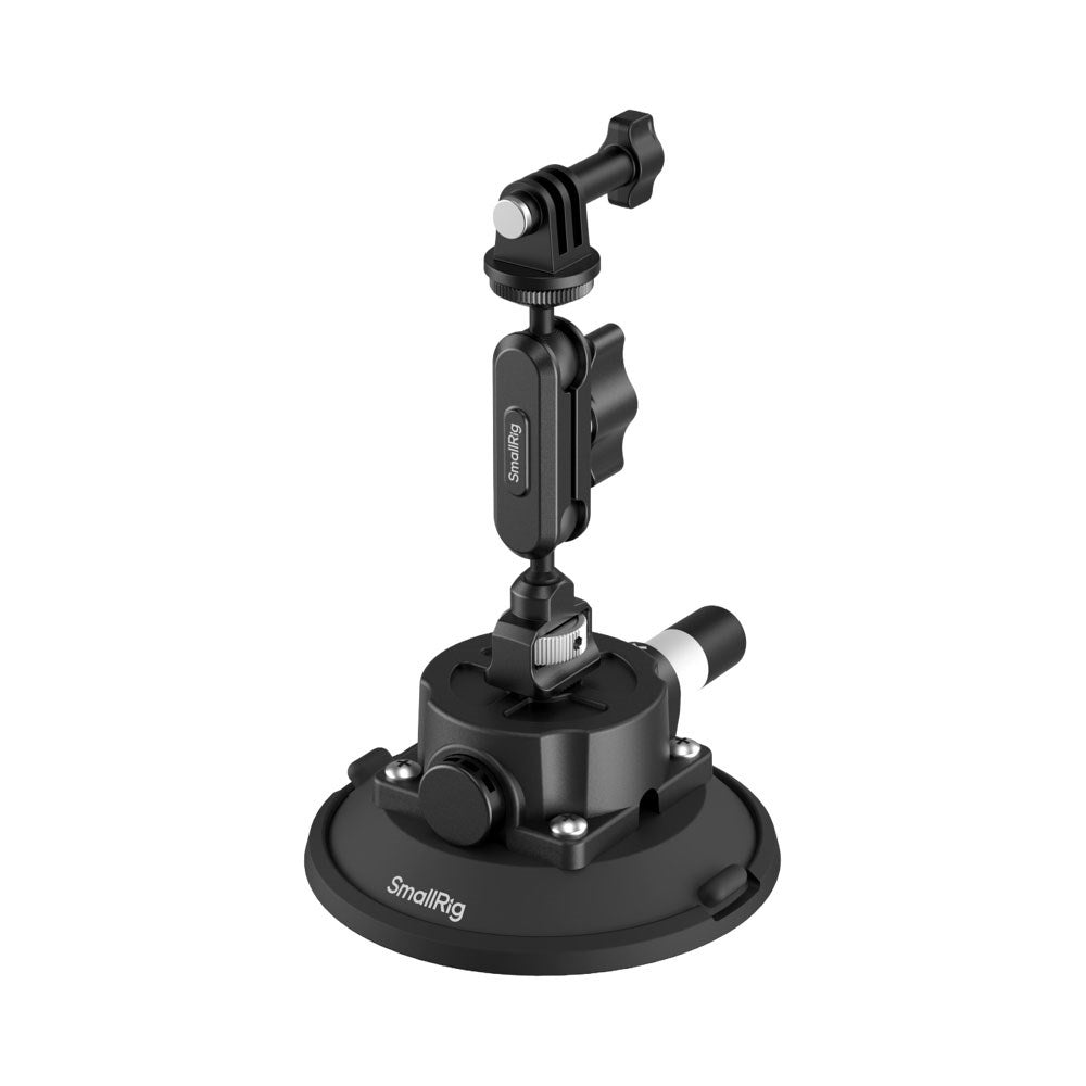 SmallRig 5855 4.5" Suction Cup Mount for Action Camera - Black