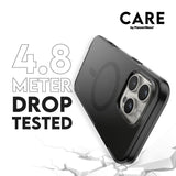 CARE by PanzerGlass iPhone 16 Pro Max FLAGSHIP Urban Combat Case - MagSafe Compatible - Smokey / Black