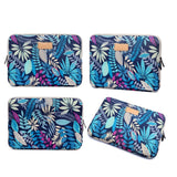 Tech-Protect Lisen Blossom Sleeve For MacBook / PC 13" (34 x 24 cm) - Dark n´ Blue