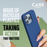 CARE by PanzerGlass iPhone 16 FASHION Fearlessly Fashionable Case - MagSafe Kompatibel - Coronet Blue