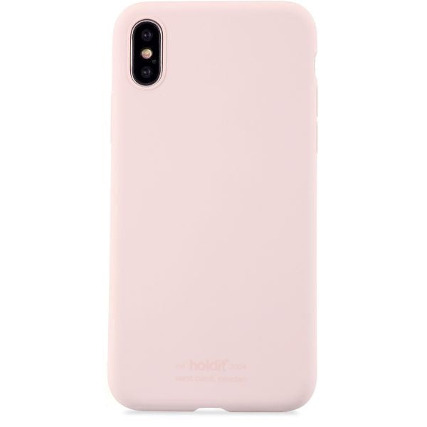 Holdit iPhone X / Xs Soft Touch Silicone Case - Blush Pink