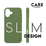 CARE by PanzerGlass iPhone 16 Plus FASHION Fearlessly Fashionable Case - MagSafe Kompatibel - Piquant Green
