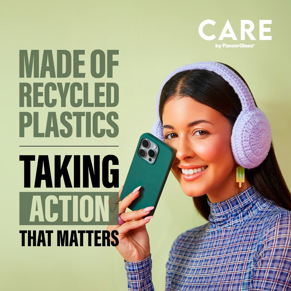 CARE by PanzerGlass iPhone 16 Plus FASHION Fearlessly Fashionable Case - MagSafe Kompatibel - Piquant Green