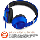 HyperGear V30 Stereo Headphones - Blue