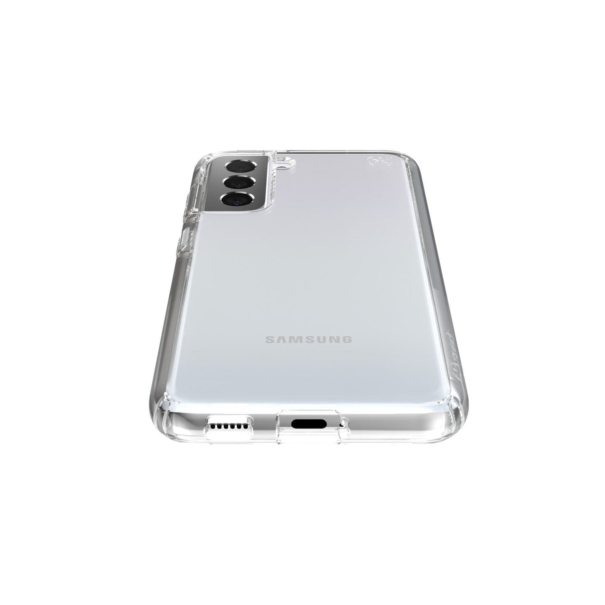 Samsung Galaxy S21 Speck Presidio Perfect-Clear Case - Antibacterial - Transparent