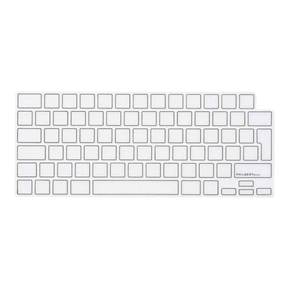Philbert MacBook Pro 14/16" M1/M2 (2021-2023) Keyboard Case with Nordic Keyboard - Transparent / Black
