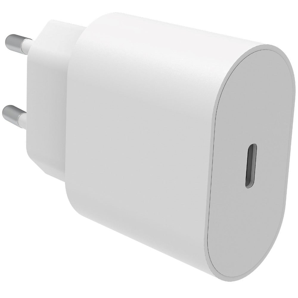 Smartline PD (Power Delivery) 20W Wall Charger w. USB-C - White