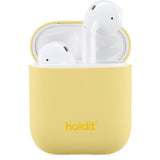 Holdit Nygård Silicone Case For AirPods (1st & 2nd gen.) - Yellow