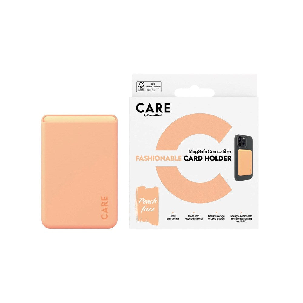 CARE by PanzerGlass Cardholder for Mobile - MagSafe Compatible - Orange