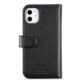 Holdit iPhone 11 Extended Magnet Case Leather Wallet Case - Black